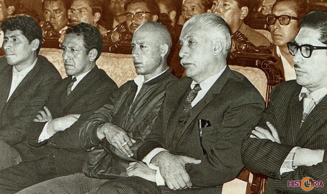 Delegados obreros de la FSTMB a la Asamblea Popular, 6 de agosto 1971